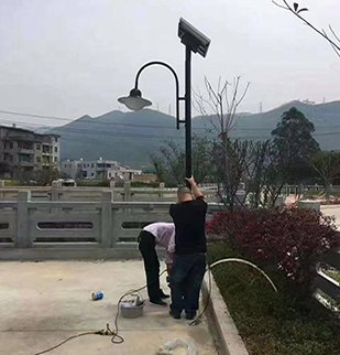 丹江口市庭院灯工程案例 LED米兰体育平台app官网新人权益